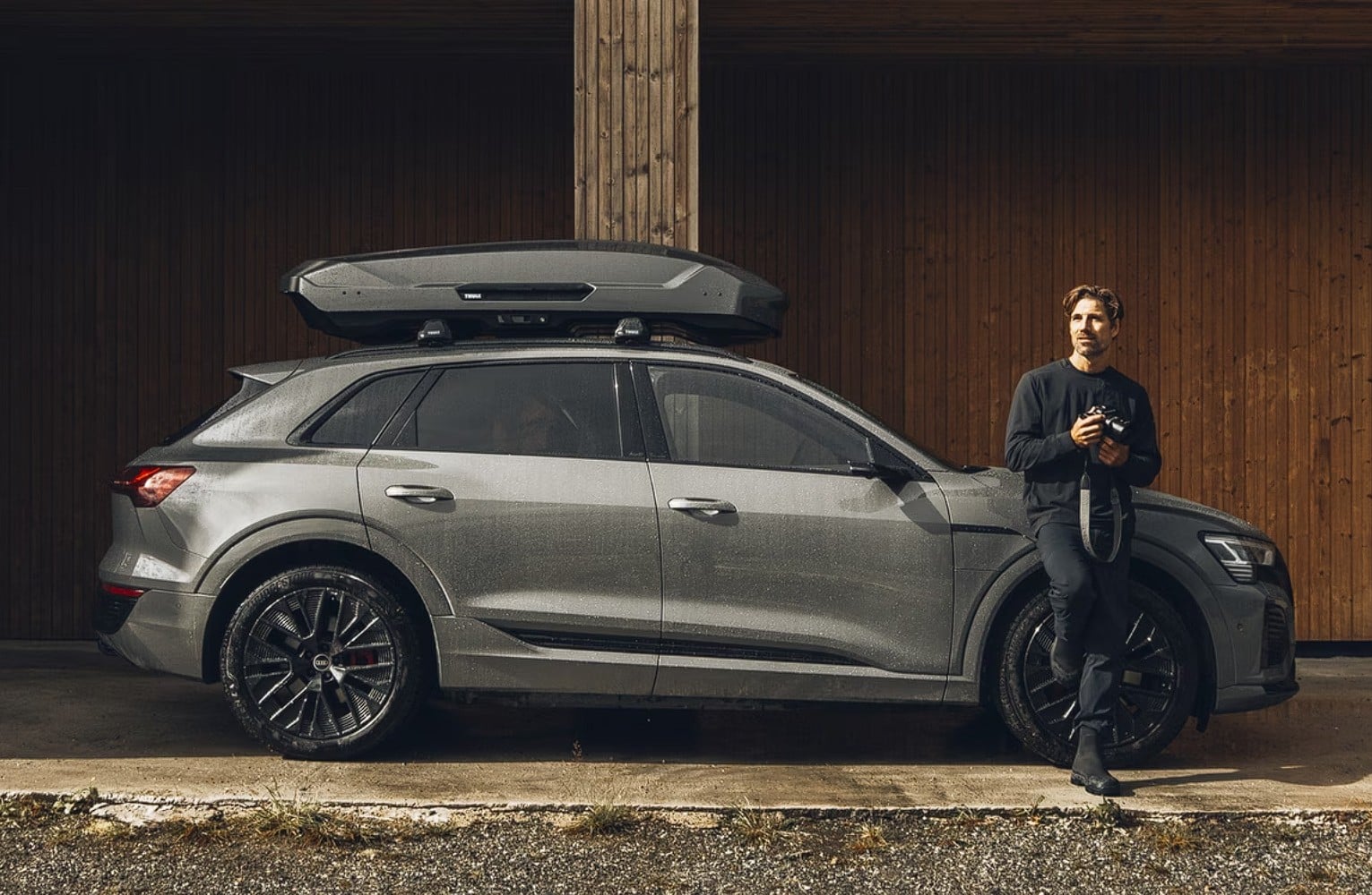 selection-coffre-toit-voiture-audi Modèle haut de gamme Thule Motion 3 L pour voiture