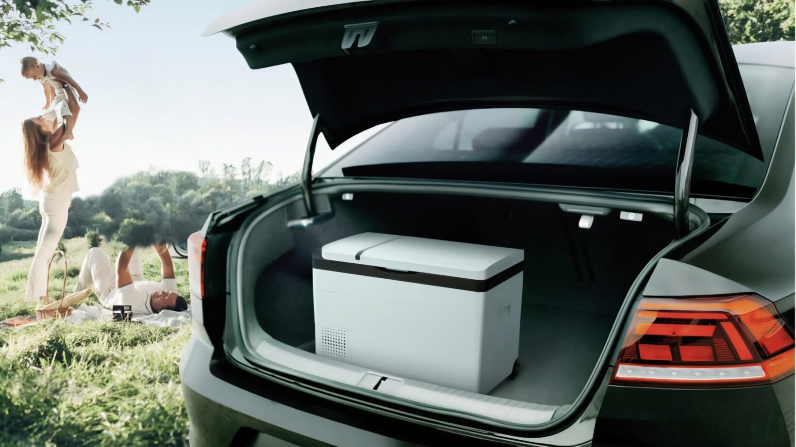 glacière électrique 12V en voiture