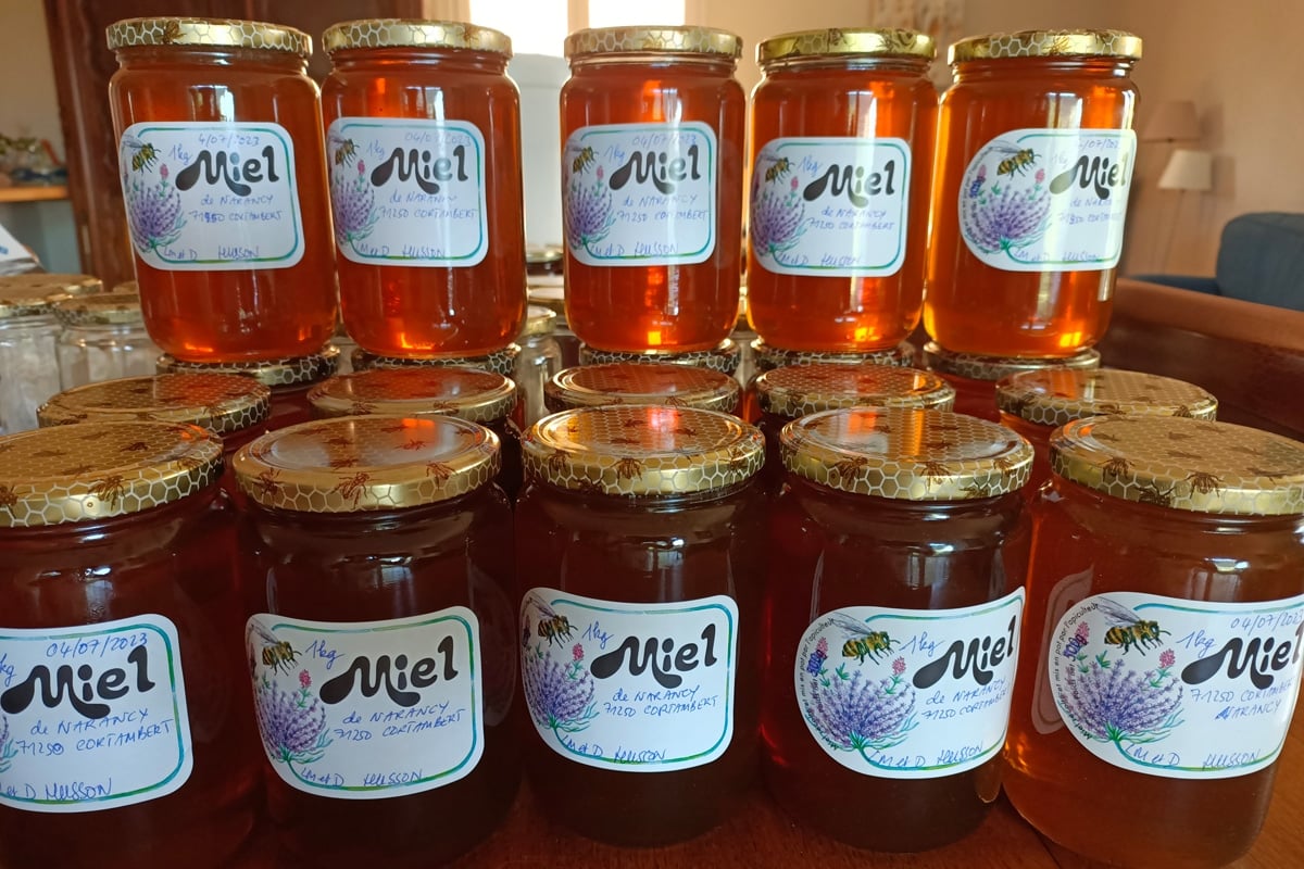Le miel des abeilles de Line-Marie