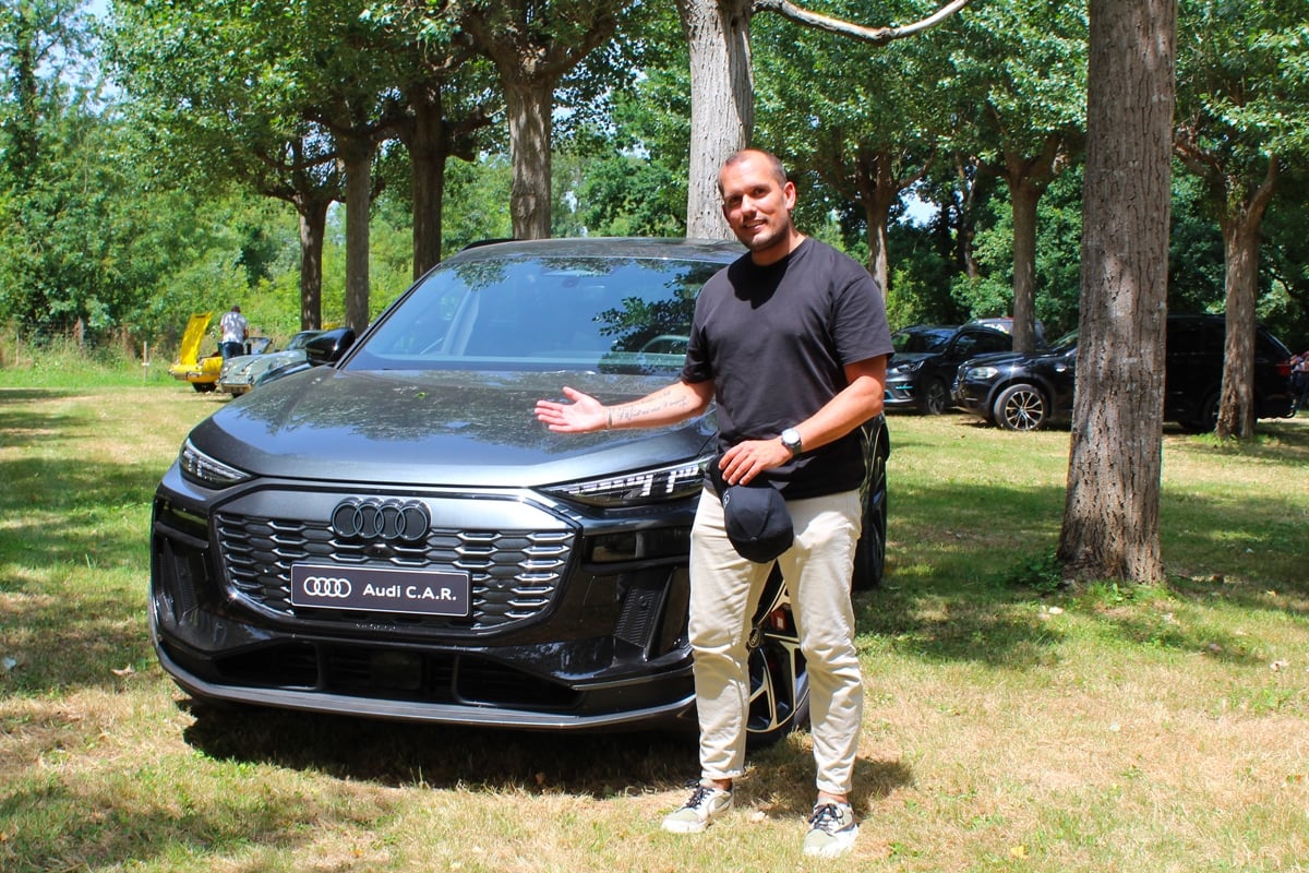 Davy Freslon, Audi expert e-tron, avec une Audi SQ6