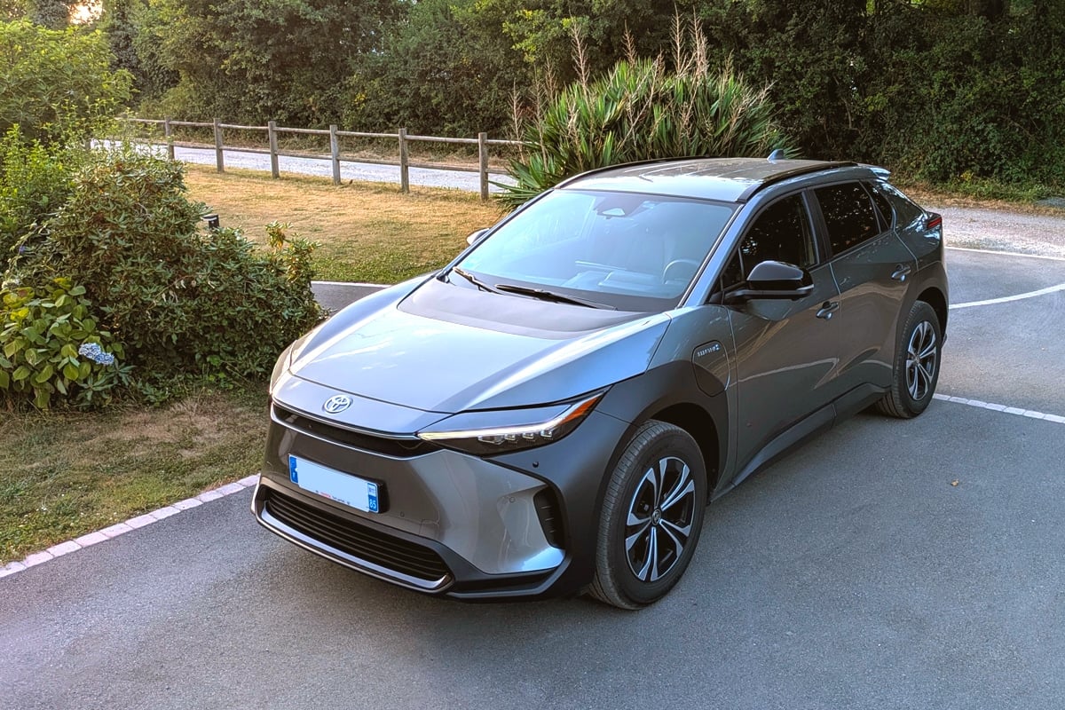 La Toyota bZ4X de Francis