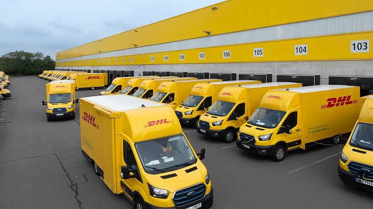 Ford e-transit chez DHL