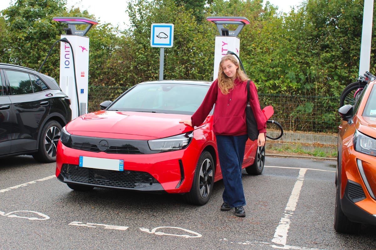 Opel Corsa-e en charge
