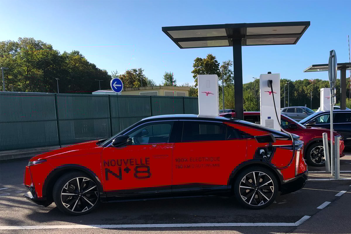 La DS N°8 essayée par Pierre-Marie - Simulation de covering