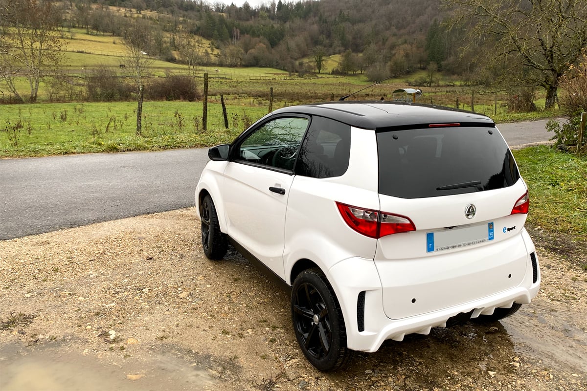 L'Aixam e-Sport utilisée chez Michel