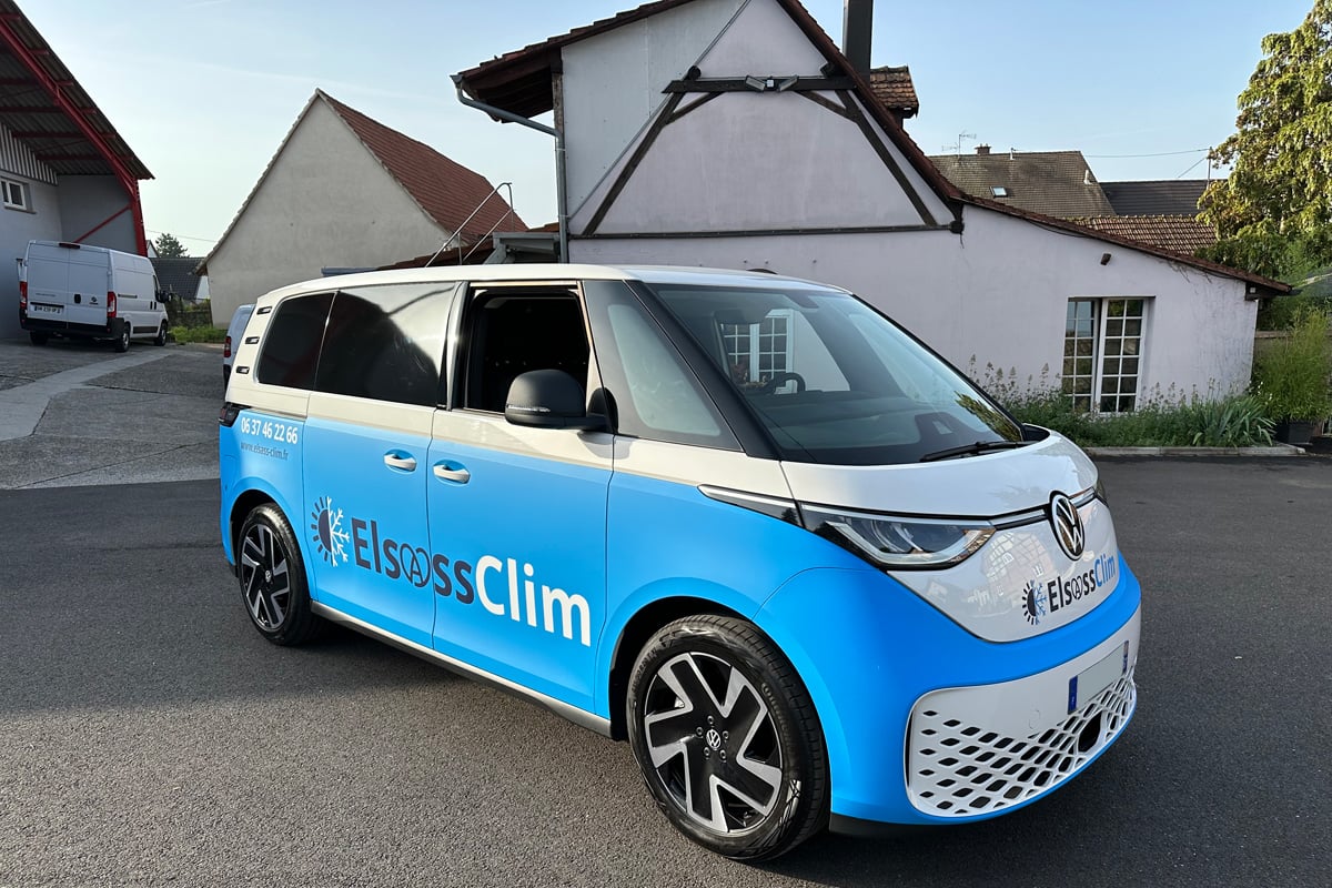 Le Volkswagen ID. Buzz d'Elsass Clim