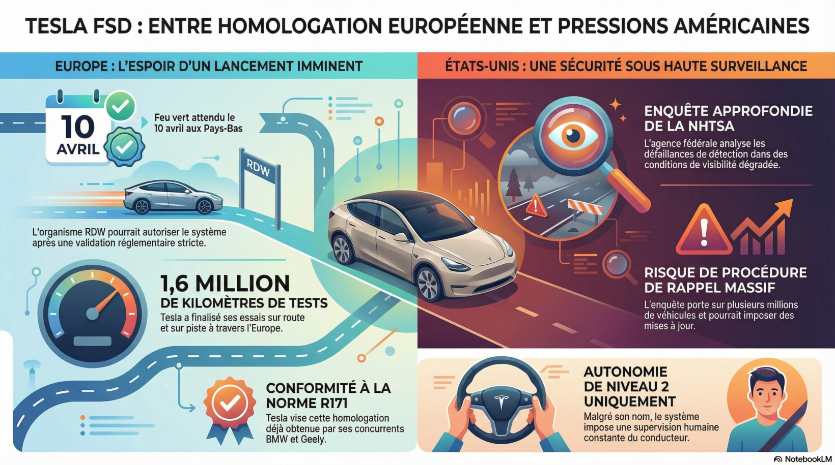 Infographie Tesla FSD
