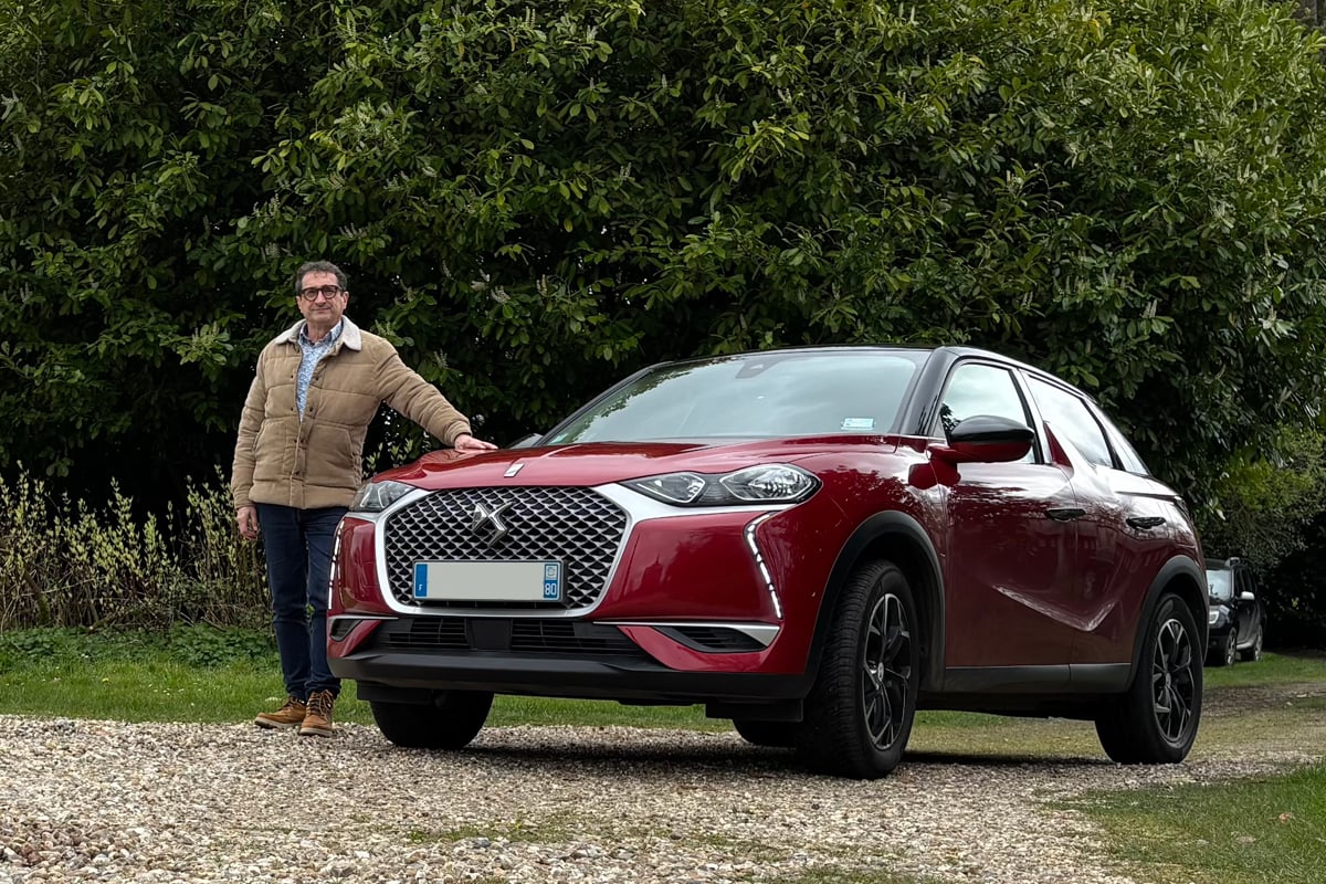 Jean-Marie et sa DS3 Crossback E-Tense