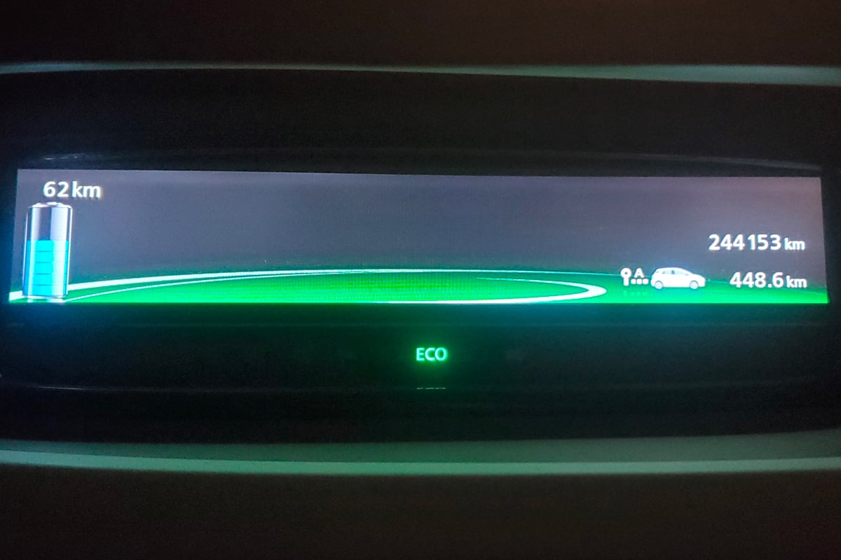 Plus de 244 000 km pour la Renault Zoé de Franck