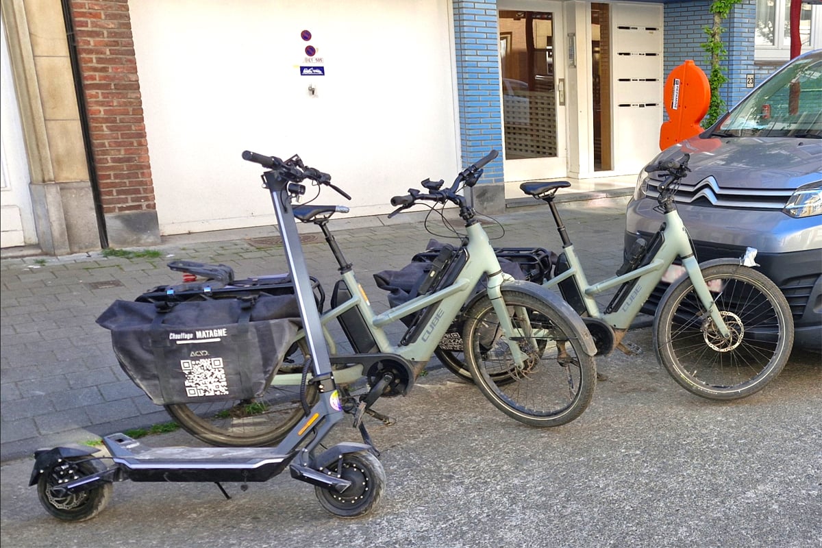 Les trottinette et vélos électriques chez Chauffage Matagne