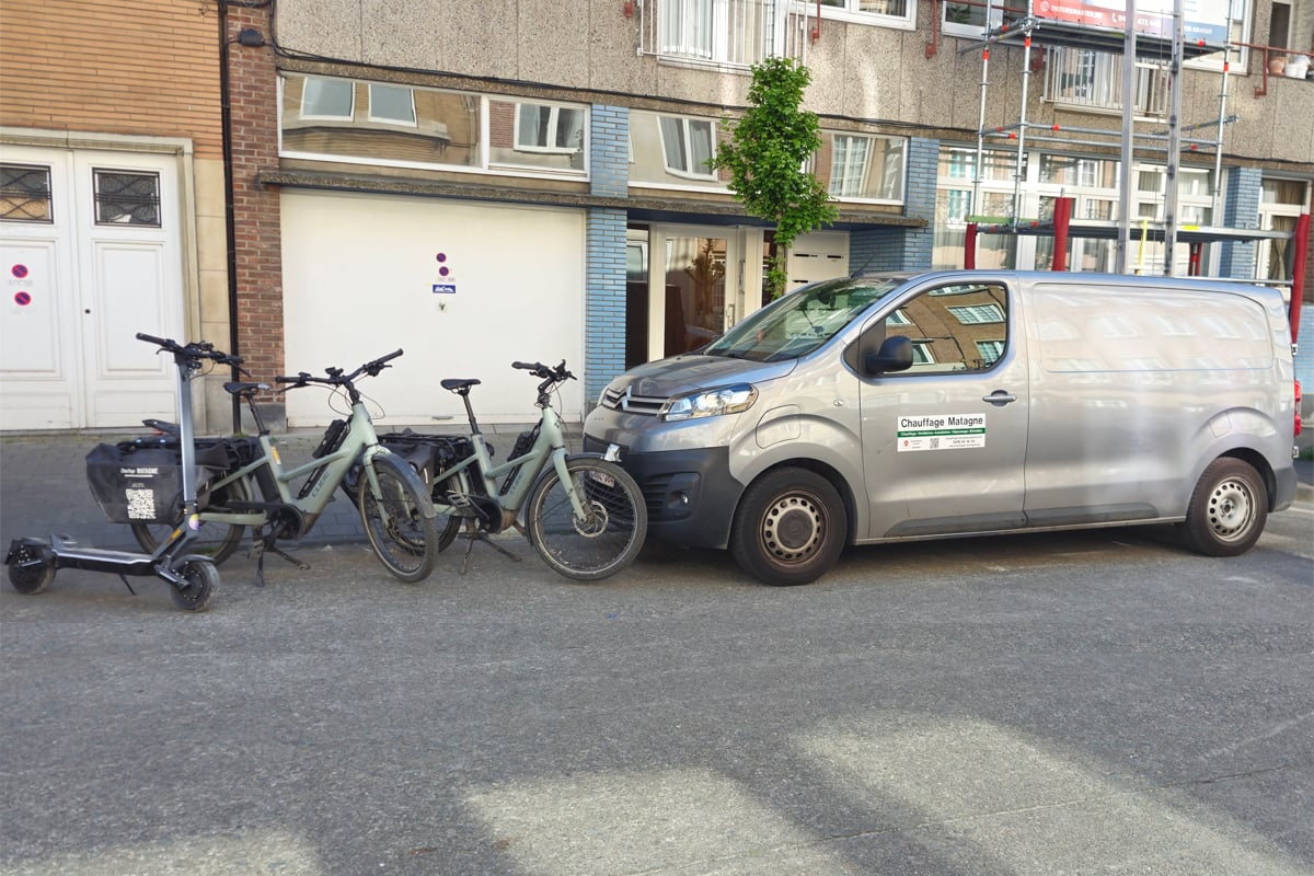 Trottinette, vélos et Citroën Jumpy électriques chez Chauffage Matagne