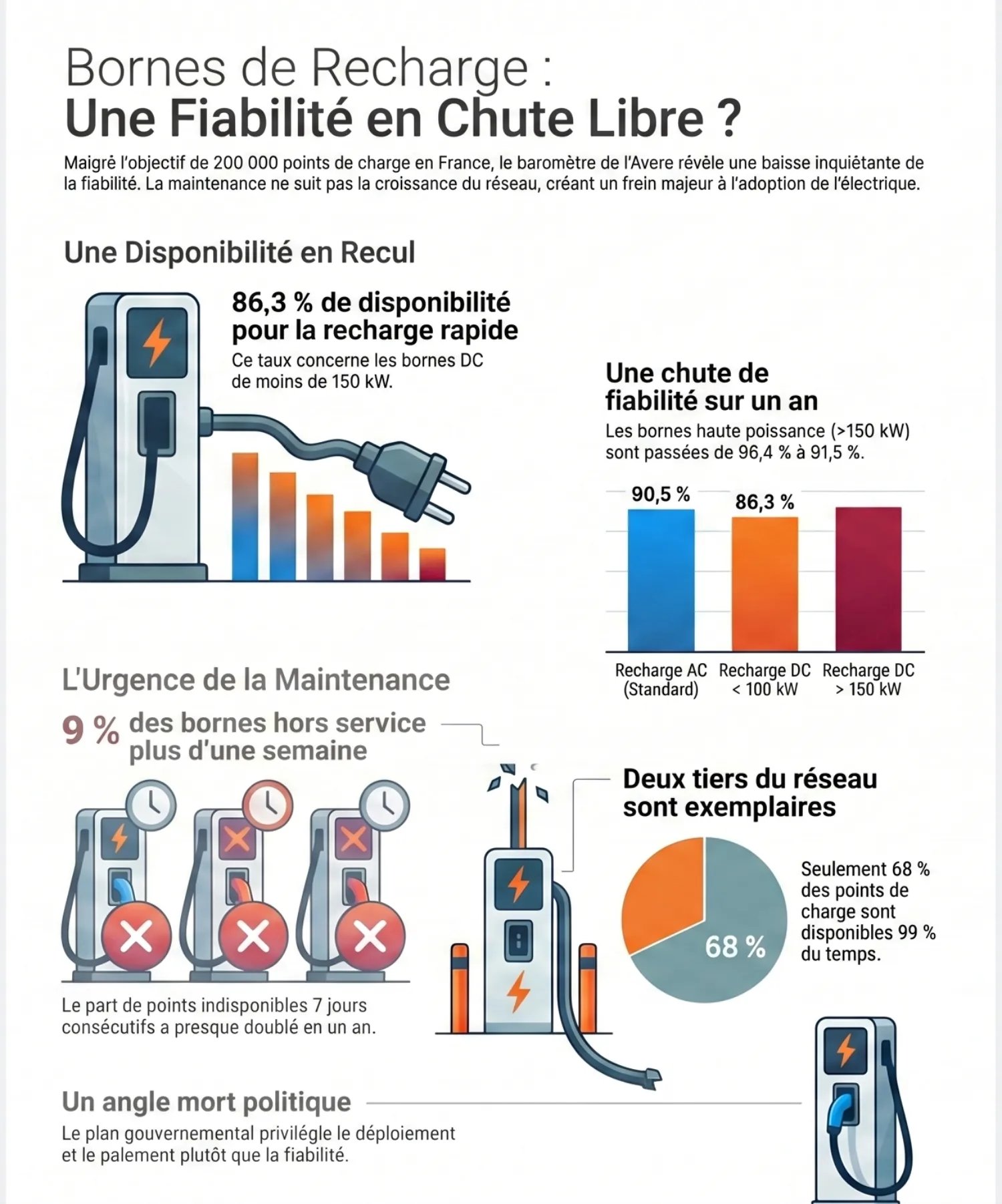 Infographie bornes recharge