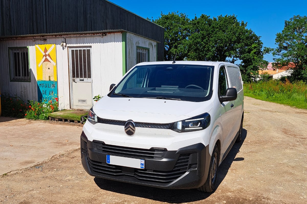 Le Citroën ë-Jumpy du Moulin de la Brosse