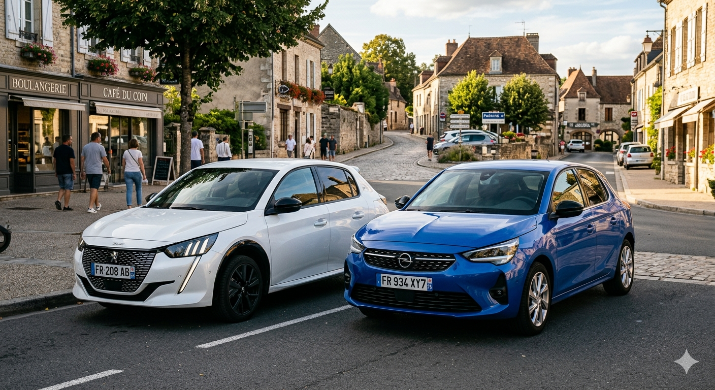 Peugeot 208 et Opel Corsa