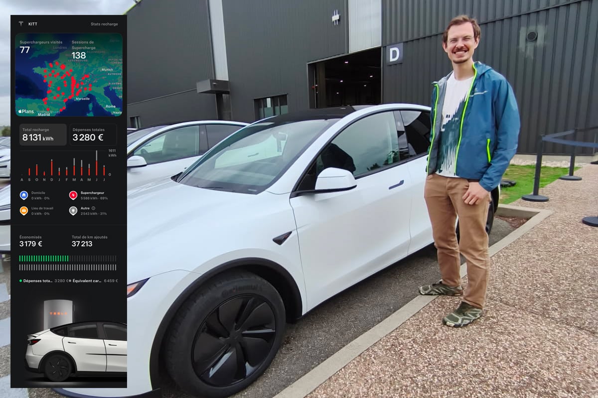 Michaël et son Tesla Model Y Juniper Propulsion Premium