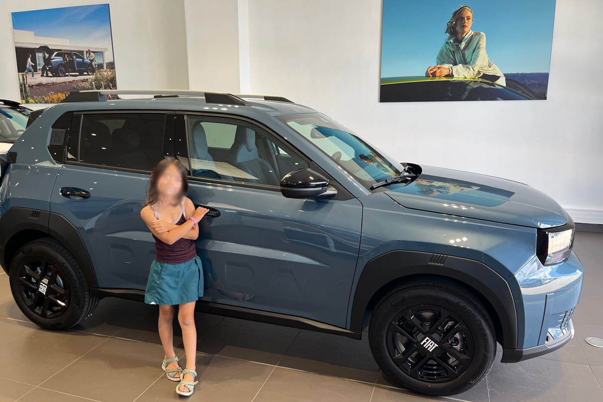 Livraison de la Fiat Grande Panda de Maxime