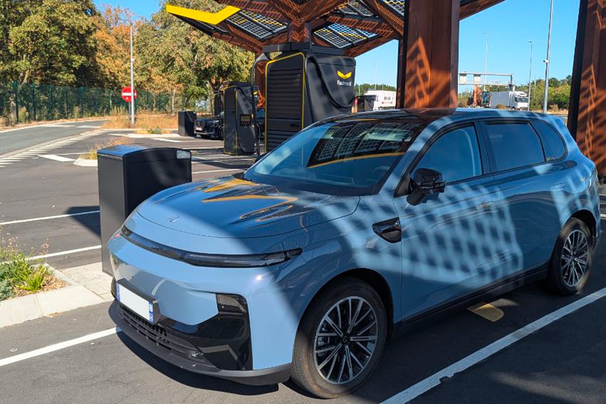La Leapmotor B10 de Gauthier en recharge chez Fastned