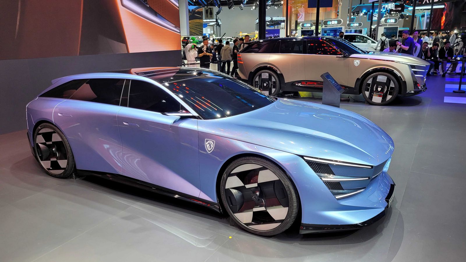 Le concept Peugeot 6 au salon de Pékin 2026.