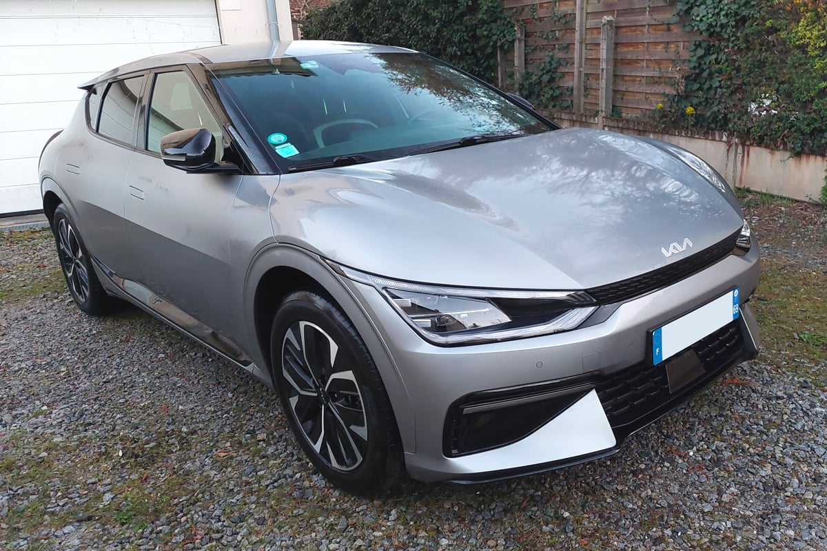 L'ancien Kia EV6 d'Olivier