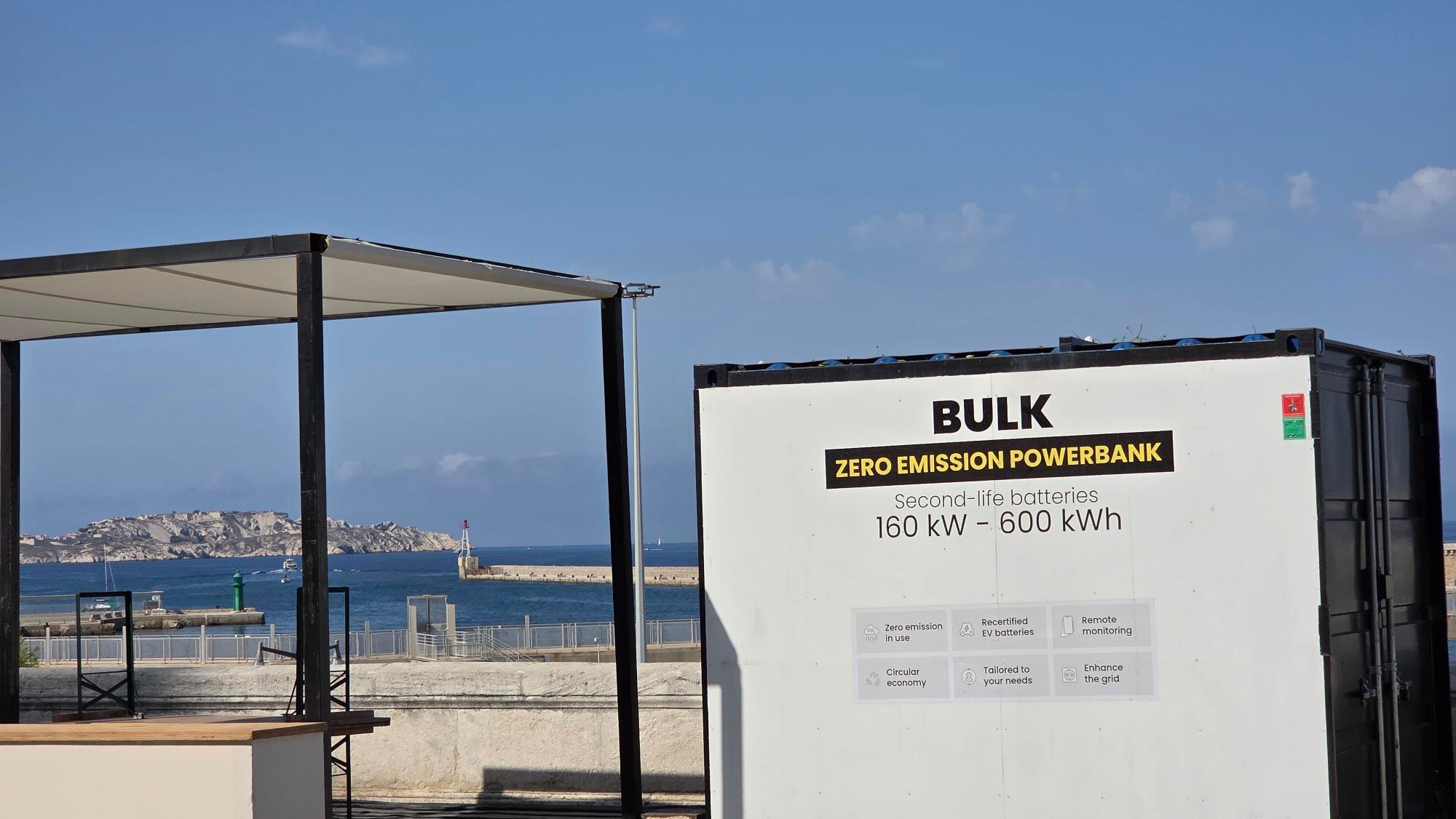 Le Bulk positionné sur le festival / Image : PESS Energy.