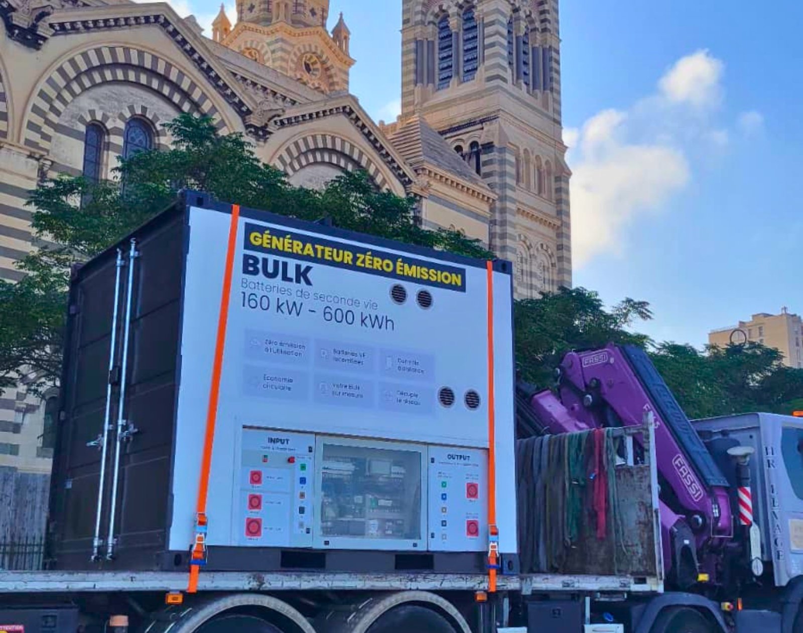 Le Bulk déplacé sur le Street Food Festival de Marseille / Image : PESS Energy.