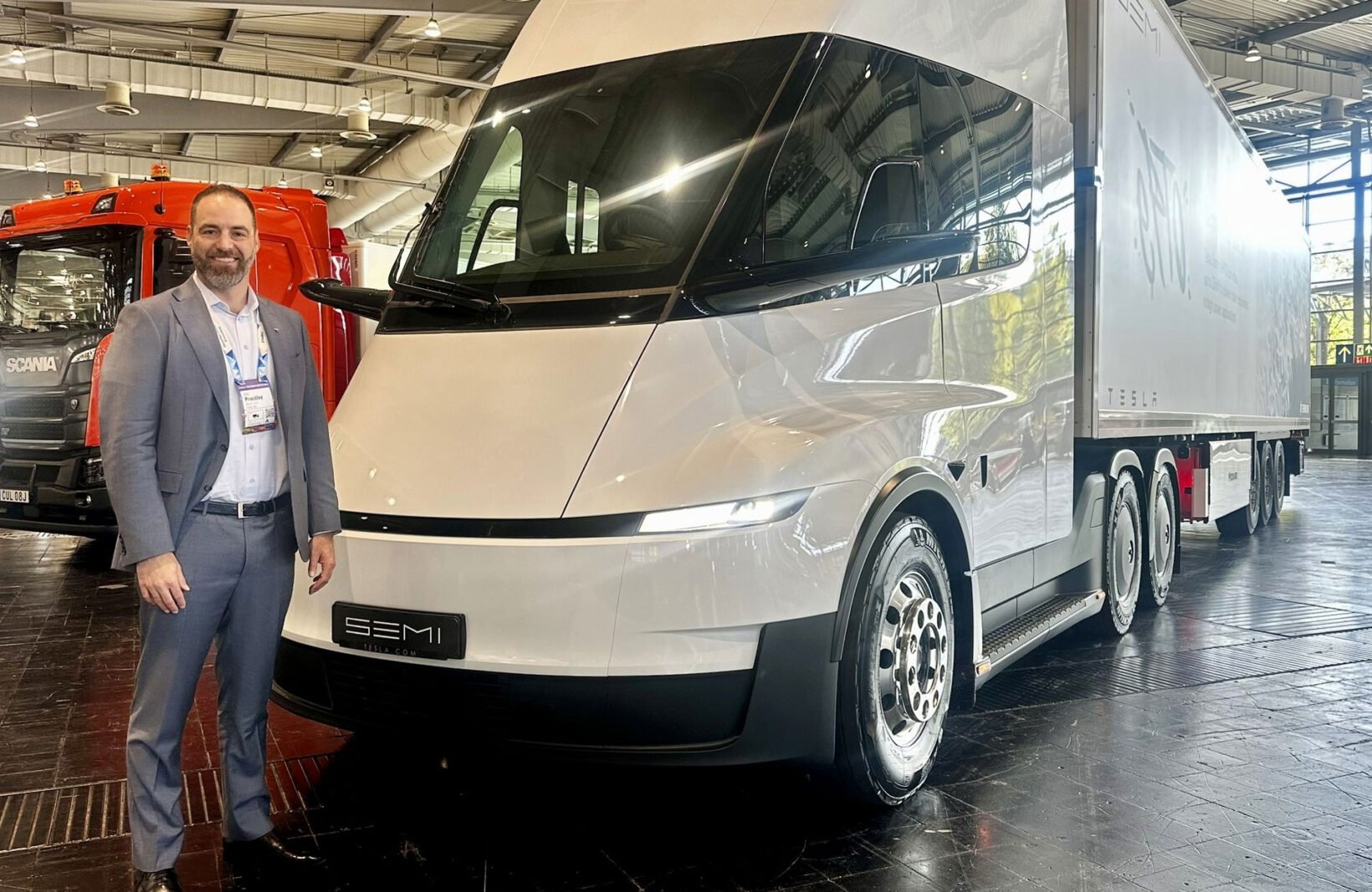 Dan Priestley, directeur du programme Tesla Semi.