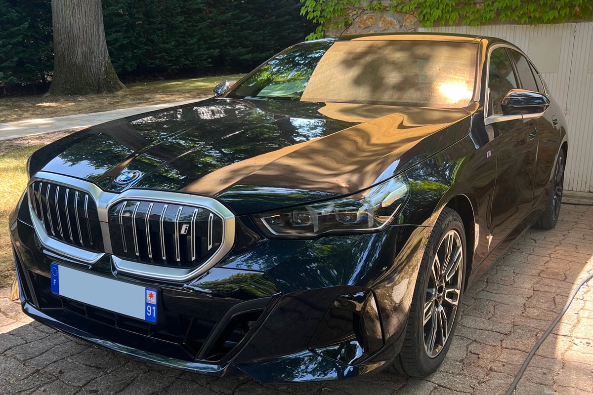 La BMW i5 d'Alain