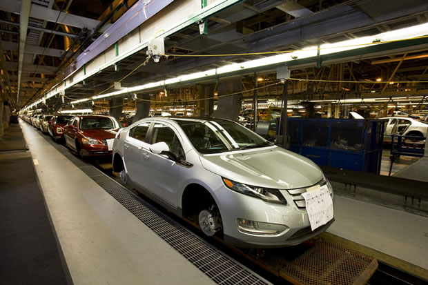 L'usine de la Chevrolet Volt