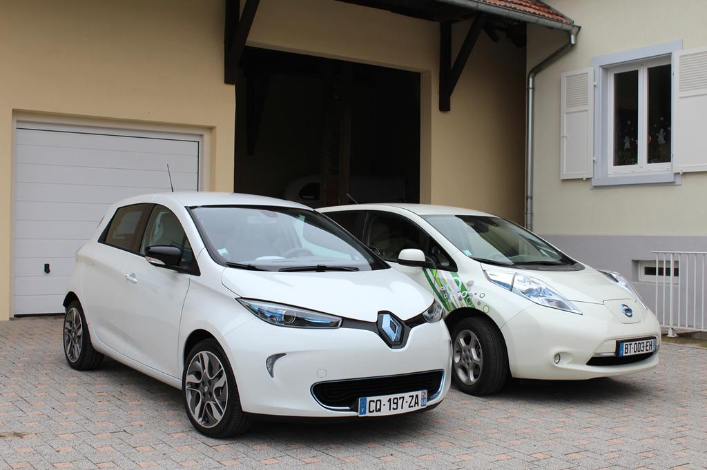 La Renault ZOE et la LEAF