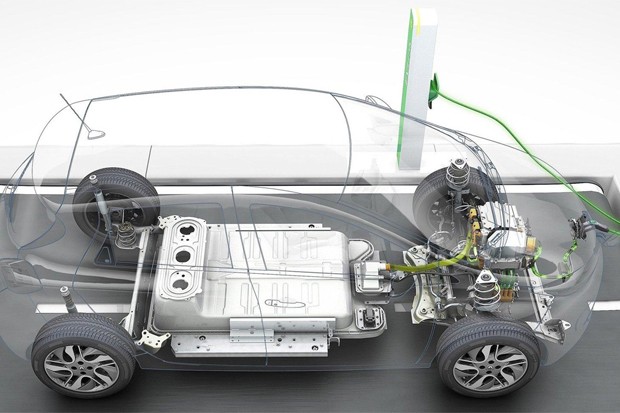 différences voiture électrique et voiture hybride : batterie zoe