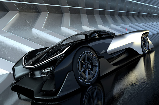 Faraday Future FFZERO1 : une supercar électrique aux allures de batmobile