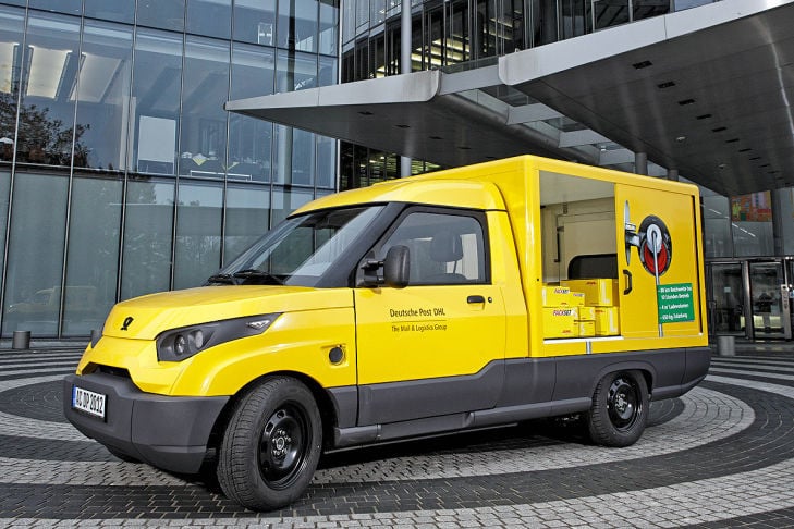 L'utilitaire électrique StreetScooter développé par la Deutsche Post