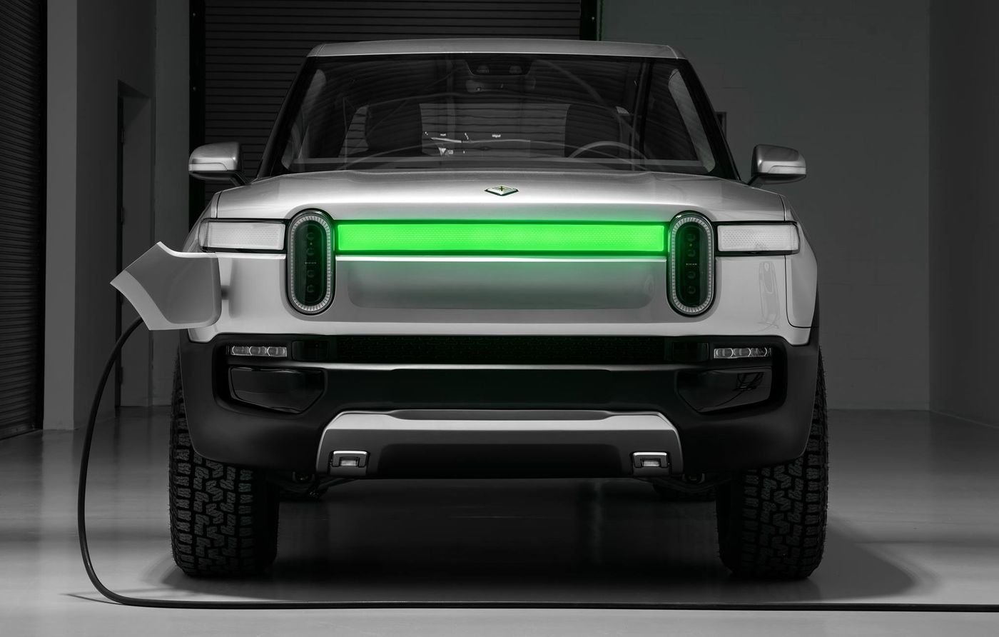 Rivian R1T prototype recharge