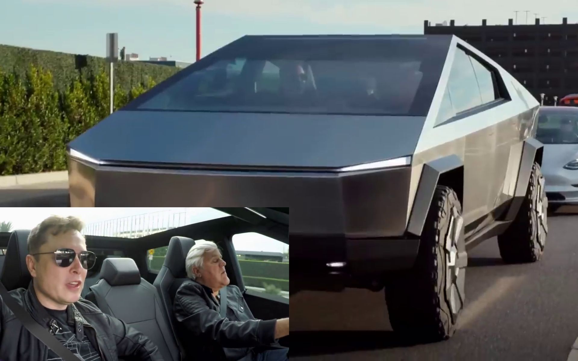 Tesla Cybertruck Jay Leno Elon Musk