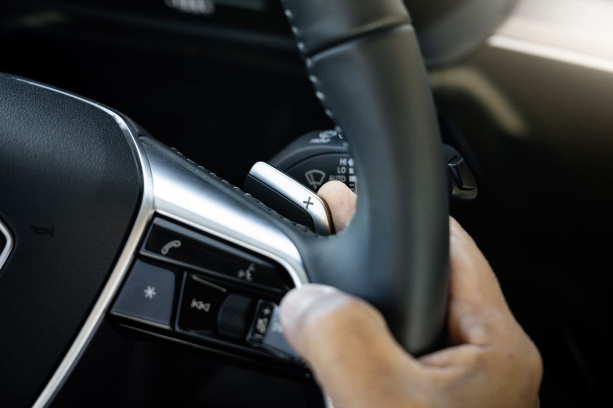 Volant Audi e-tron GT freinage régénératif