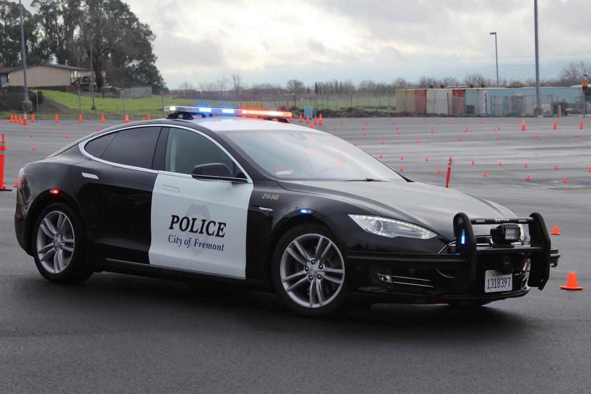 Une Tesla de la police de Fremont