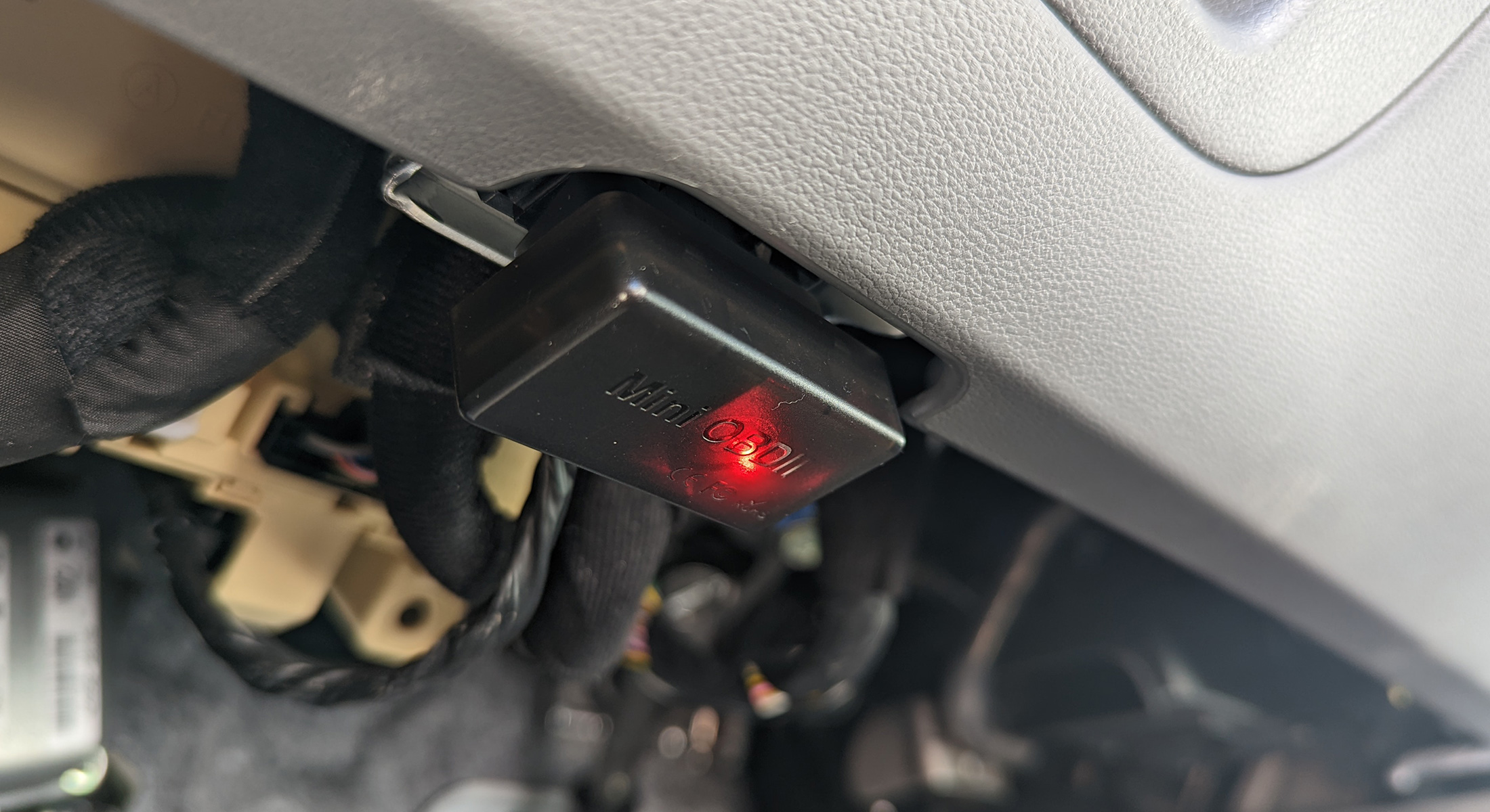 Le boîtier installé sur un Ioniq 5