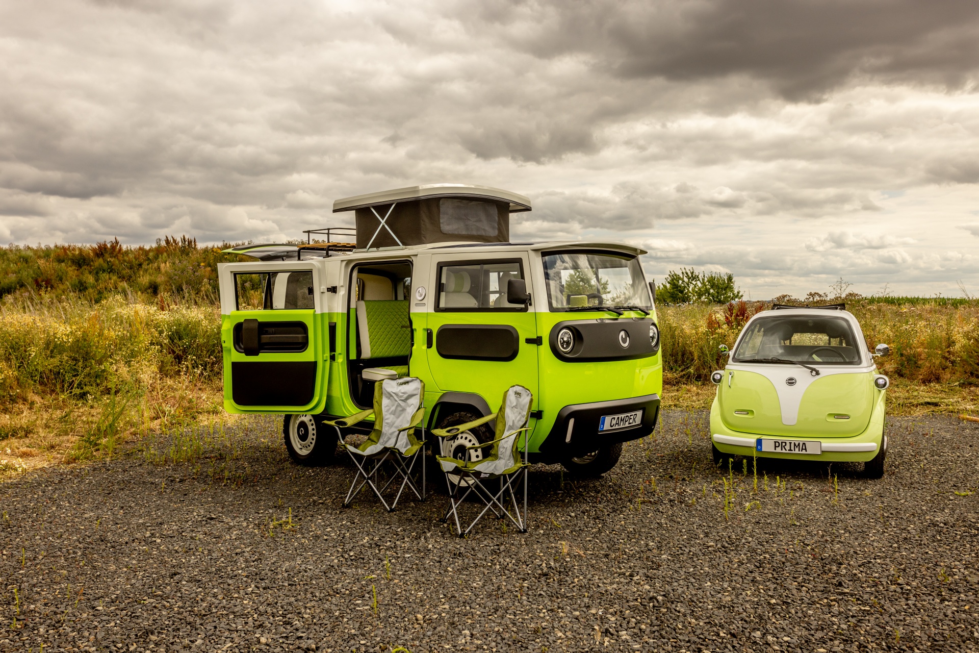 Electric Brands xBus Camper et Evetta