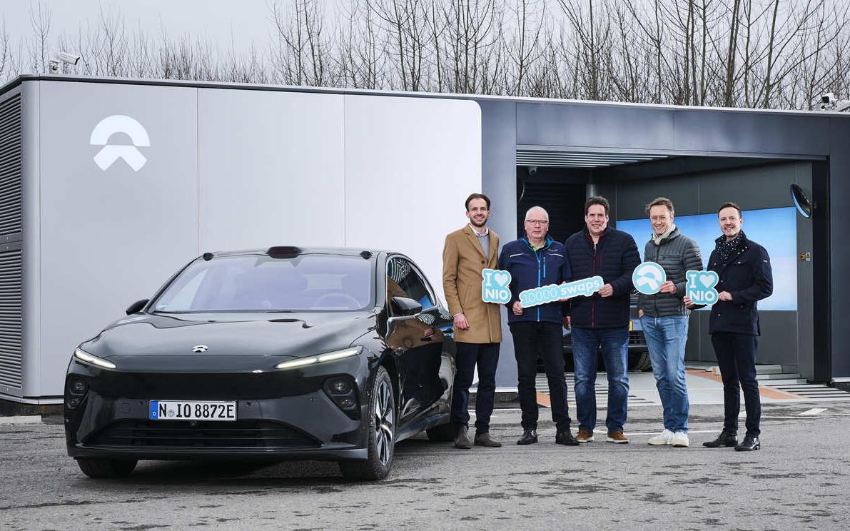 Nio - 10000 échanges de batterie en Europe