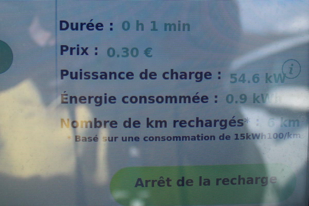 Station de recharge IECharge du groupe NW