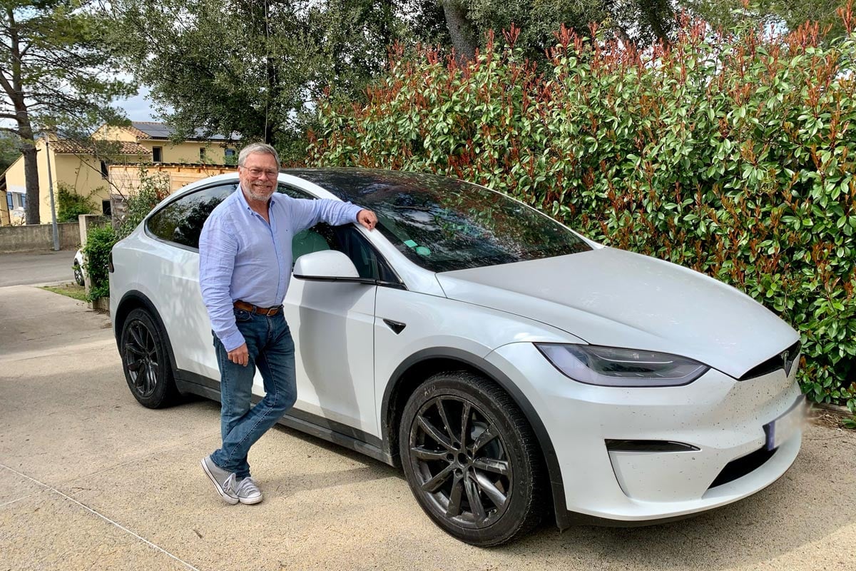 François et son Tesla Model X Plaid