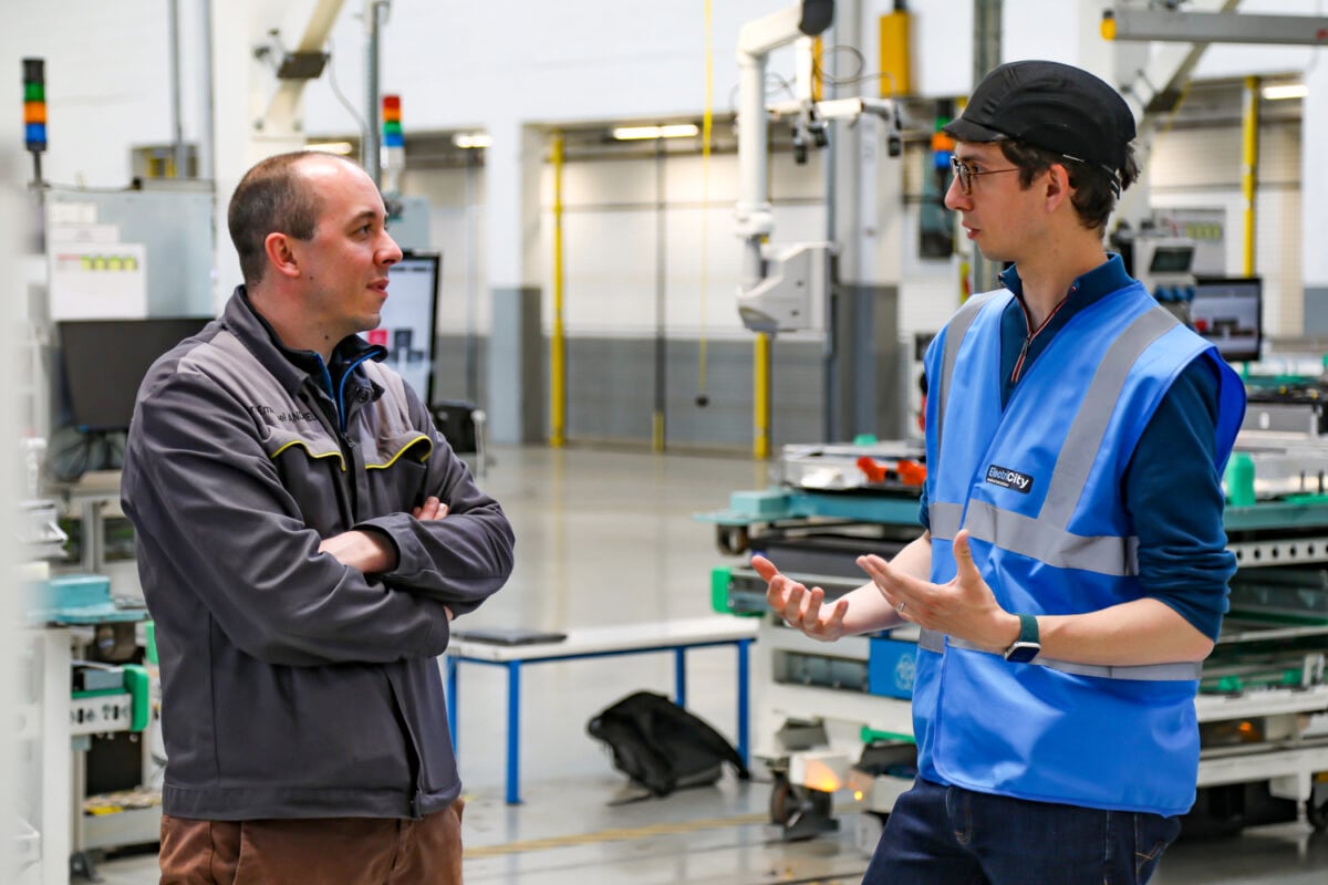 Thomas à l'usine Renault de Douai