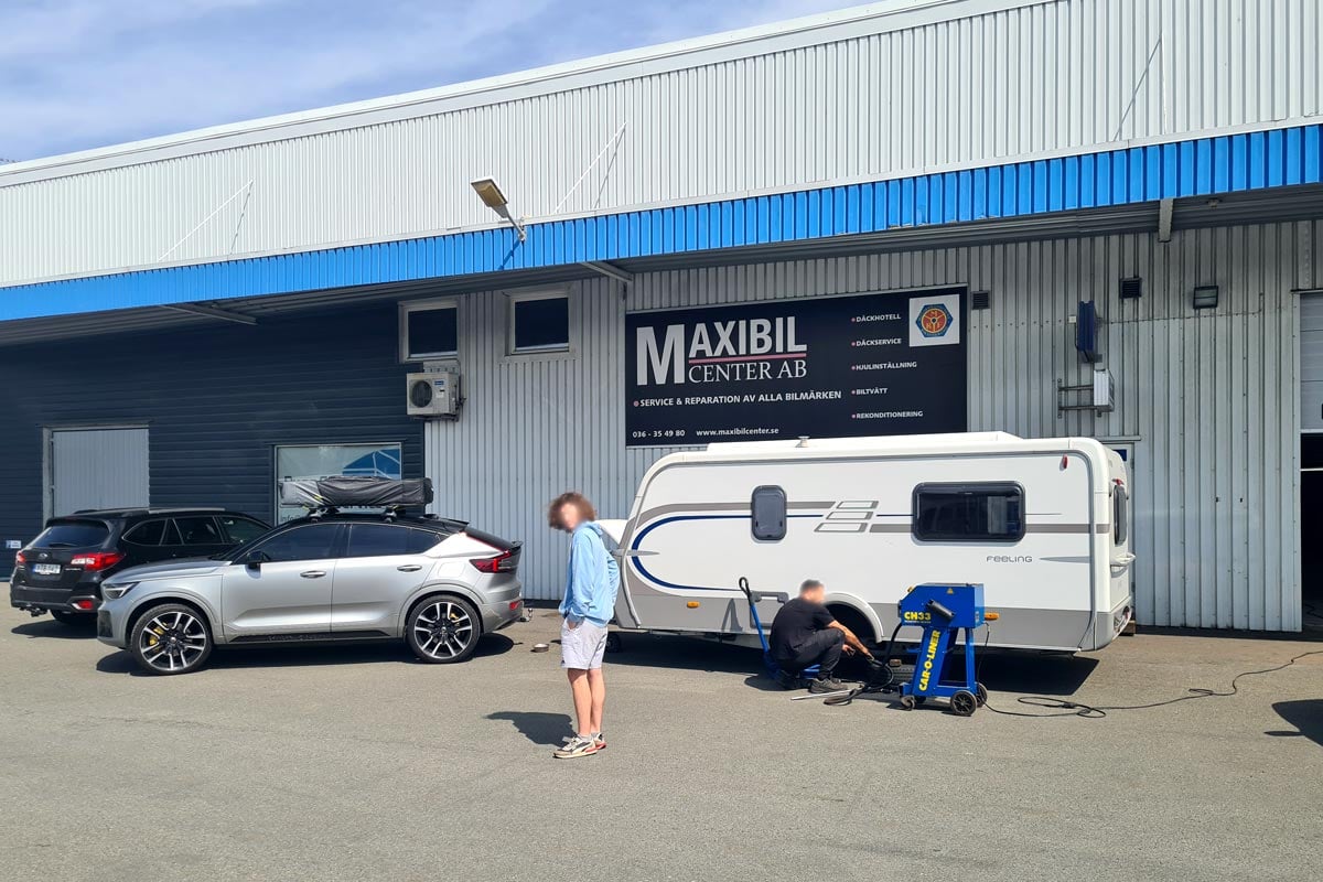 Caravaning avec une Volvo C40 électrique