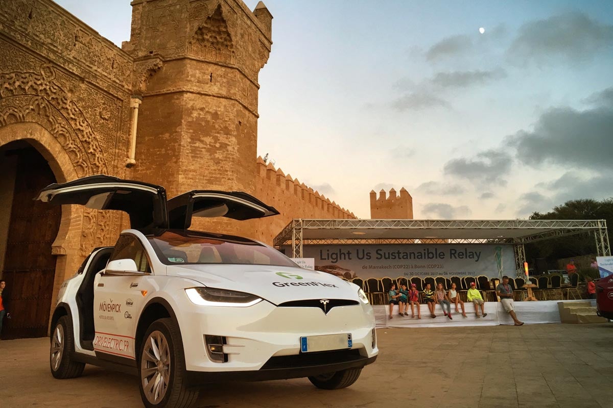 Tesla Model X au Maroc pour la COP22