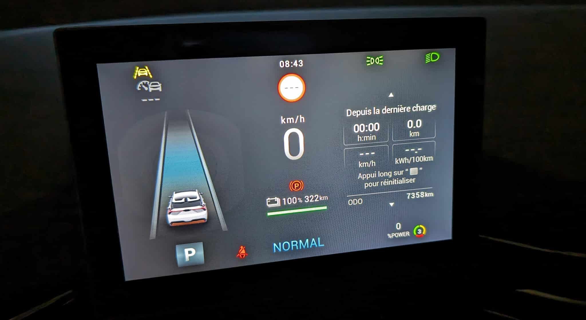 MG4 - Conso Réinitialisation du compteur