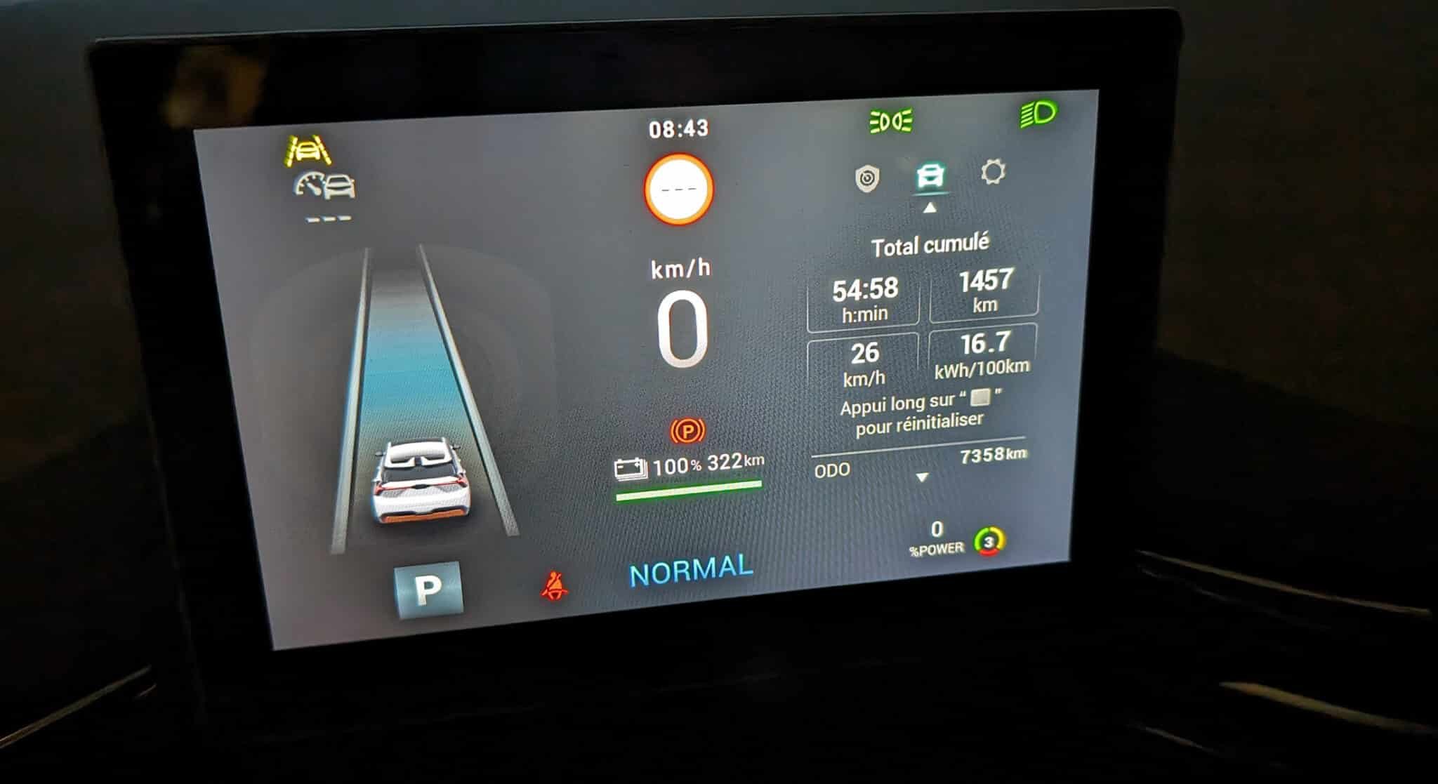 MG4 - Conso 2 Un historique de nos derniers trajets d'hiver