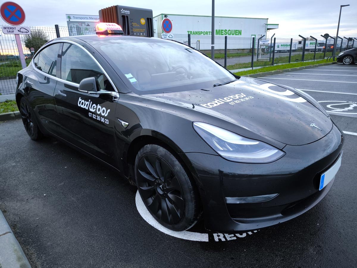 Tesla Model 3 taxi Eric Le Bos