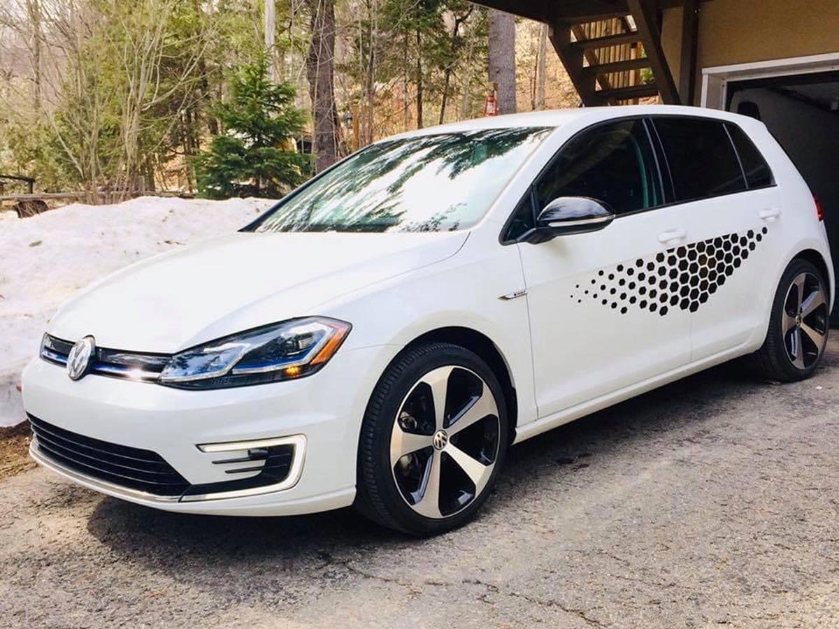 La Volkswagen e-Golf d'Olivier au Québec