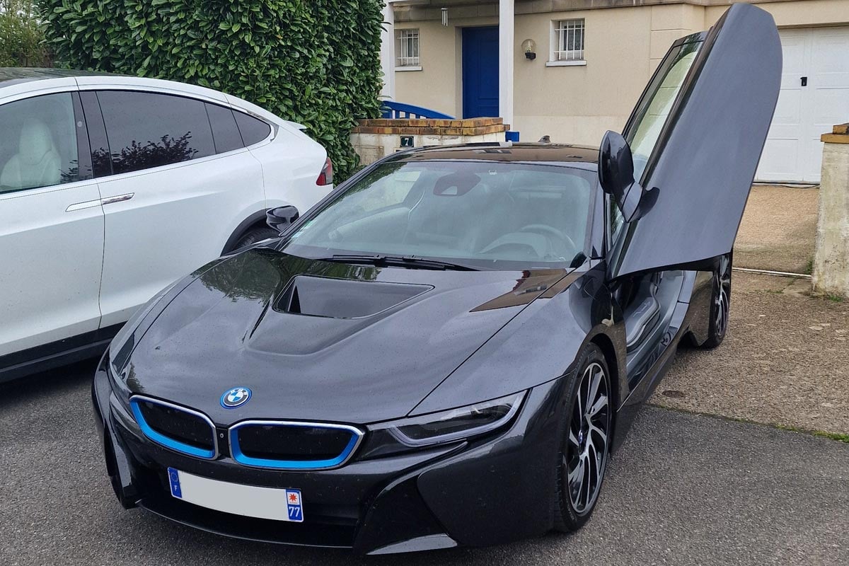 La BMW i8 d'Emmanuel