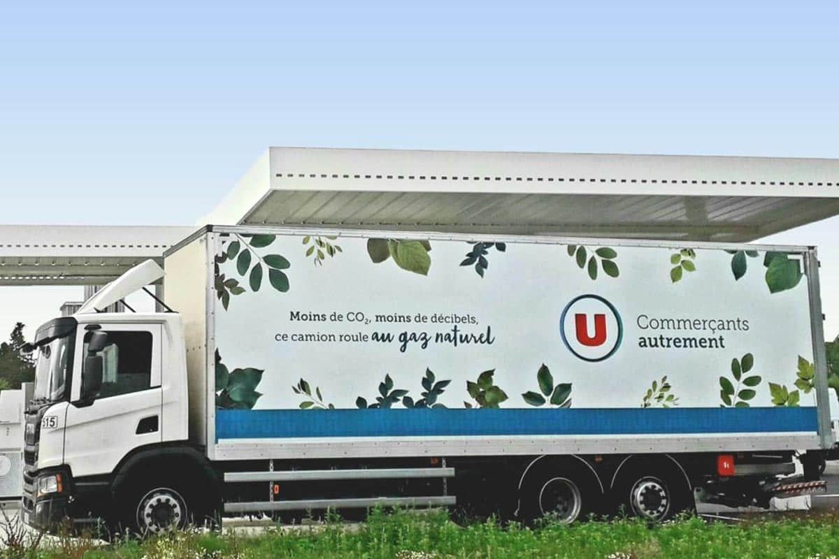 Camion Système U GNV